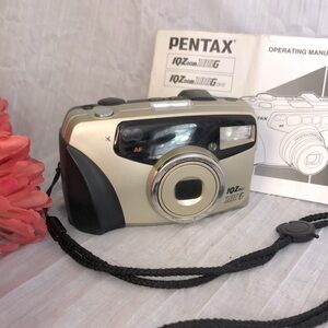 Vintage PENTAX IQzoom Point & shoot zoom lens 35 mm drop in film PARTS ONLY